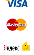 VISA MasterCard YandexMoney VISA MasterCard YandexMoney